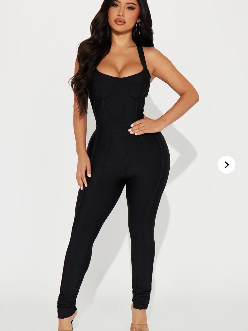 Fashionnova Black Halter Jumpsuit